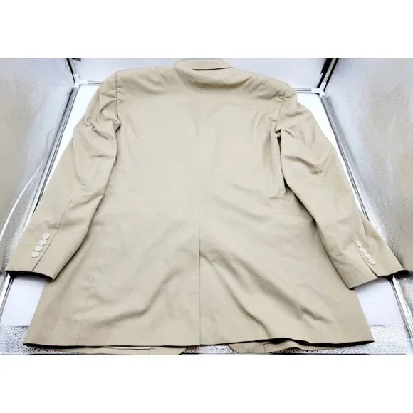 jos a bank Jacket Men Size 48L 1905 blazer Beige Career Formal - Picture 5 of 13